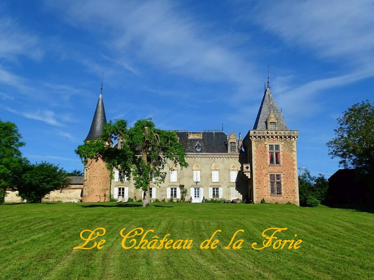 Chateau De La Forie Saint-Etienne-sur-Usson Bagian luar foto
